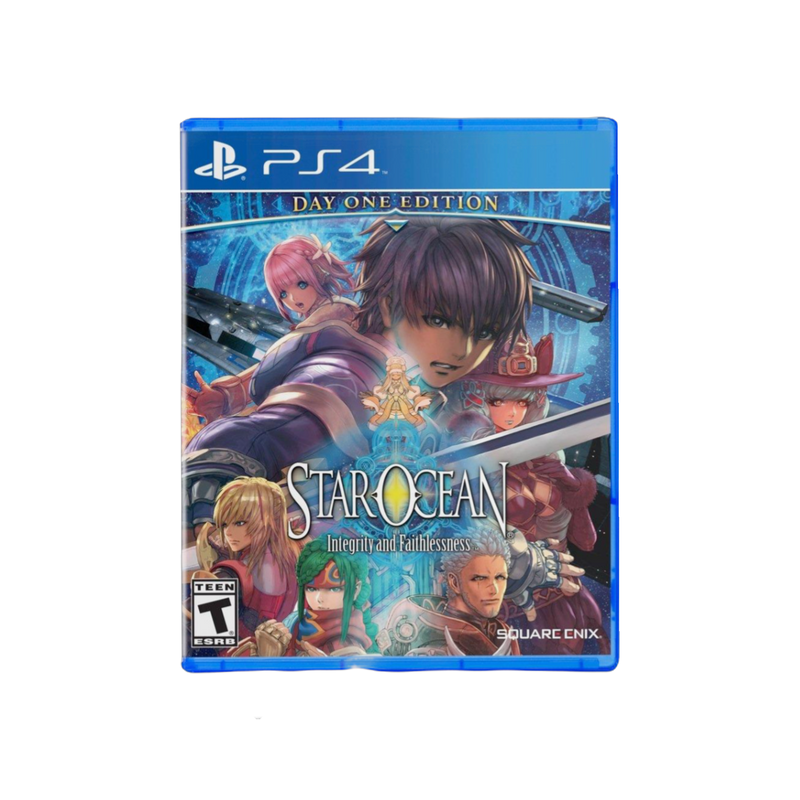 Star Ocean Integrity and Faithlessness PS4 game, epic sci-fi RPG adventure, vibrant graphics, for PlayStation 4 enthusiasts
