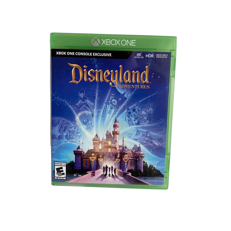 Disneyland Adventures XBOX One game, family-friendly adventure, vibrant graphics, multiplayer option