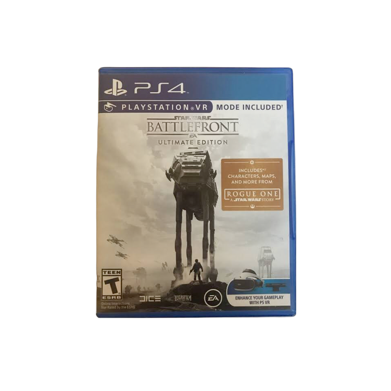 Star Wars Battlefront: Ultimate Edition PS4 game, action-packed multiplayer experience, high-resolution graphics