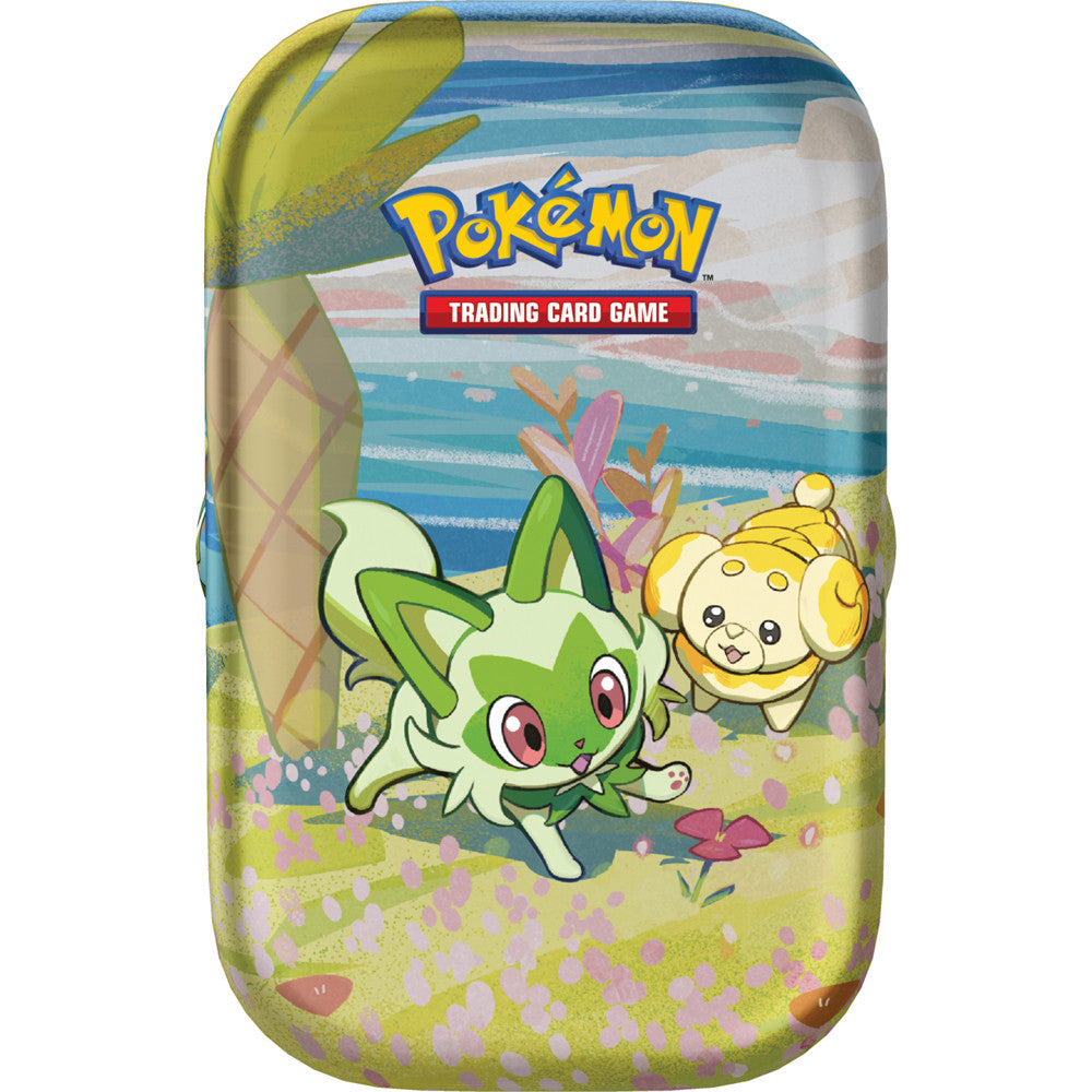 Buy new Assorted Pokemon Mini Tin collection, featuring Pikachu & Eevee, compact size, vibrant colors, perfect for collectors