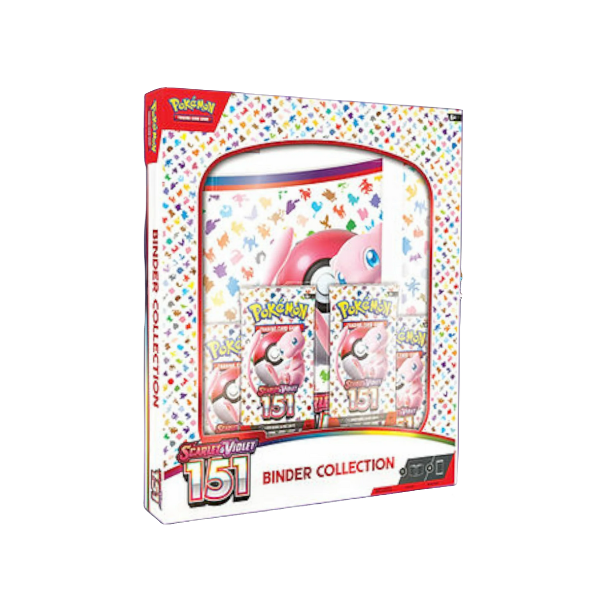New Pokemon 151 Binder Collection, vibrant red and durable, perfect for card collectors and fans