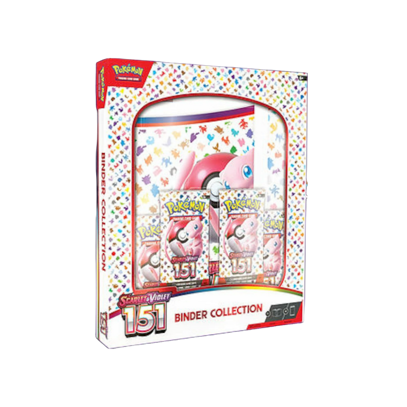 New Pokemon 151 Binder Collection, vibrant red and durable, perfect for card collectors and fans