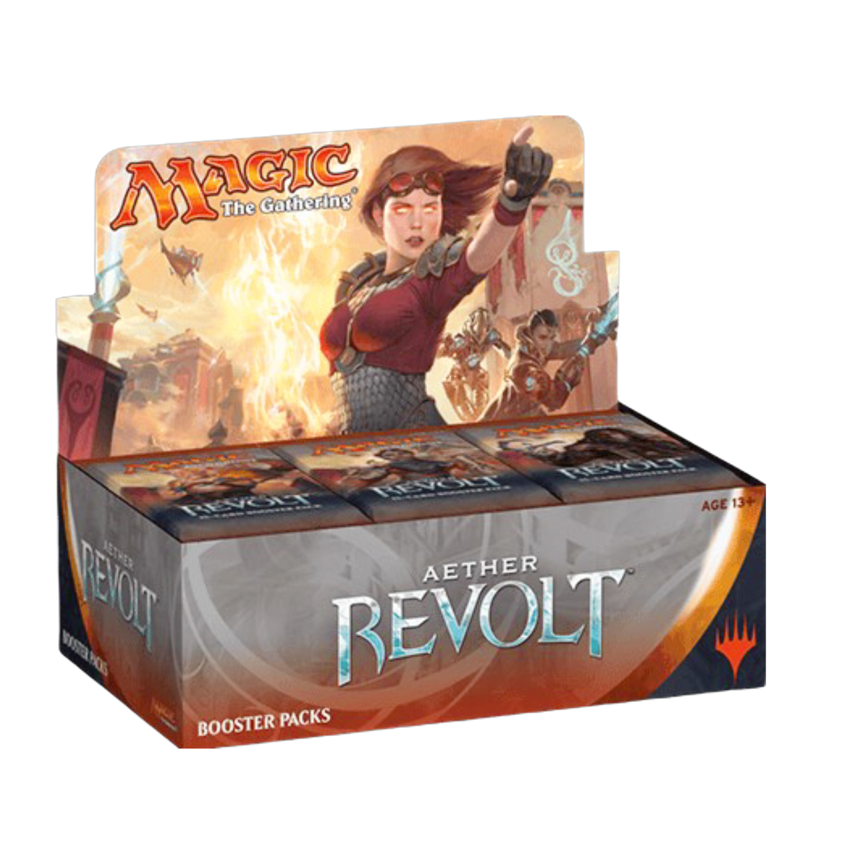 Buy new Aether Revolt Booster Box for draft play, featuring 36 packs, Magic the Gathering cards, sealed and unopened.