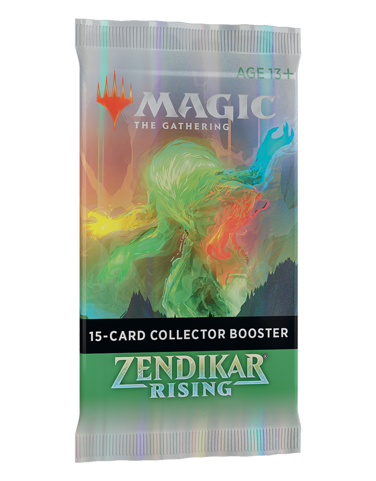 Zendikar Rising Booster Pack Collector New, sealed MTG card pack for collectors and gamers, vibrant artwork edition