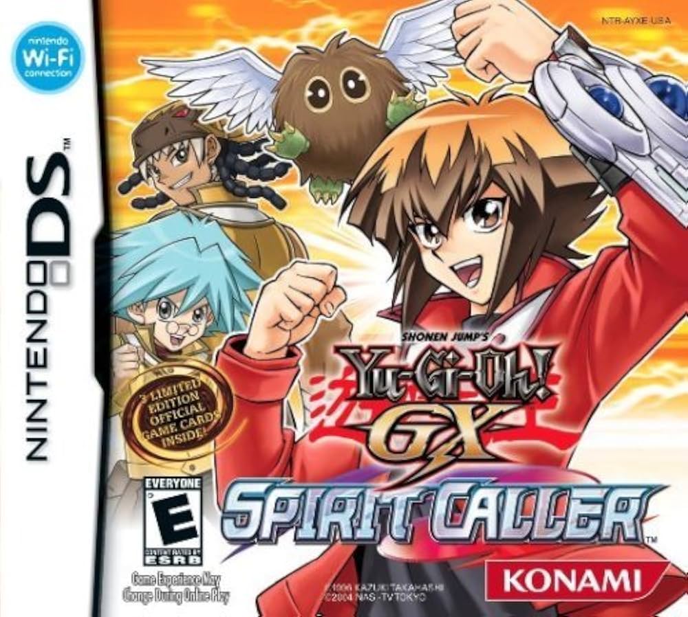 Yugioh GX Spirit Caller | DS game cartridge for Nintendo DS, strategic dueling card game, authentic release