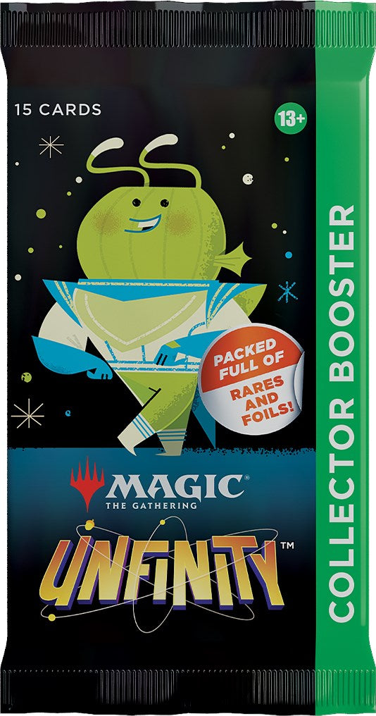 Buy new Unfinity Collector Booster Pack MTG, exclusive collectible cards, vibrant artwork, sealed package