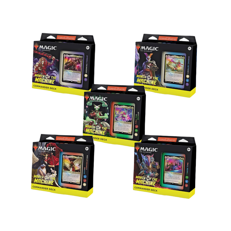 Buy new March of the Machine Single Commander Deck MTG, latest strategy game for collectors and players