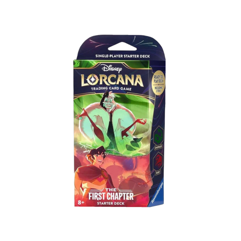 New Lorcana The First Chapter Starter Decks, collectible card game, sealed pack