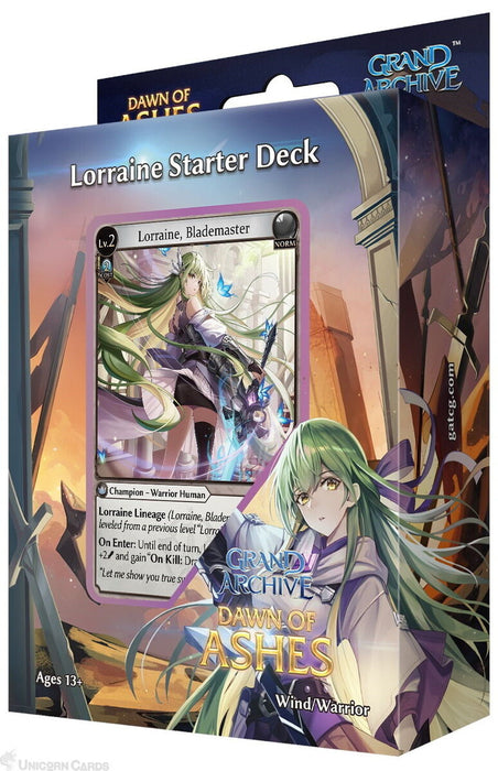 Dawn of Ashes Starter Grand Archive TCG