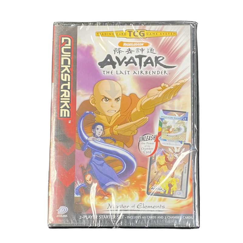 New Avatar Trading Card Game Starter Set: Master of Elements, complete kit for beginners, vibrant cards