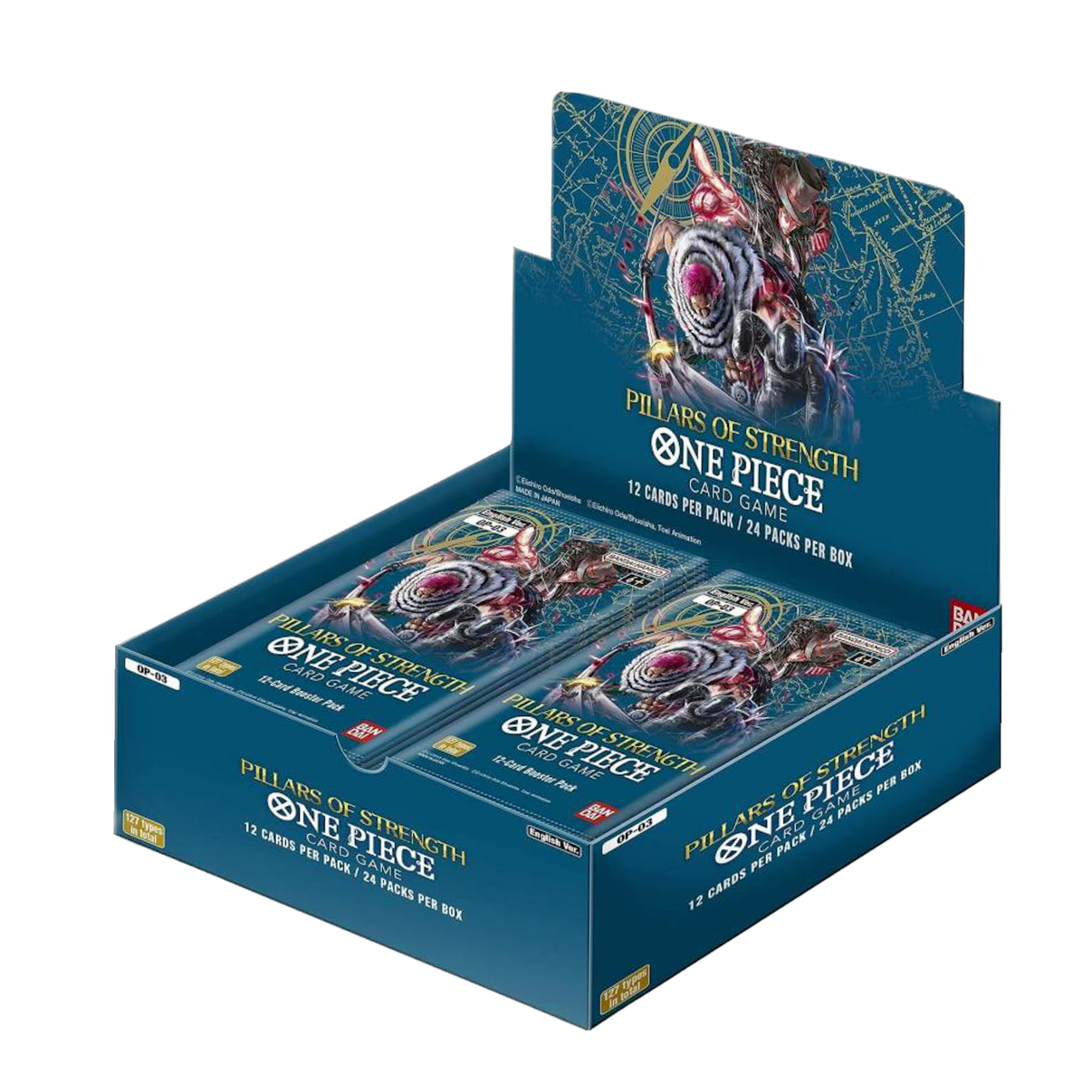One Piece Pillars of Strength Booster Box | New, collectible card game, sealed pack, anime-themed, for fans and collectors
