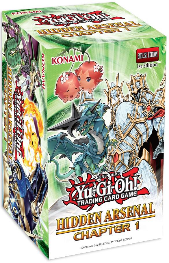 Yugioh Hidden Arsenal 1 Box new and sealed, collectible card game booster pack, rare find for enthusiasts