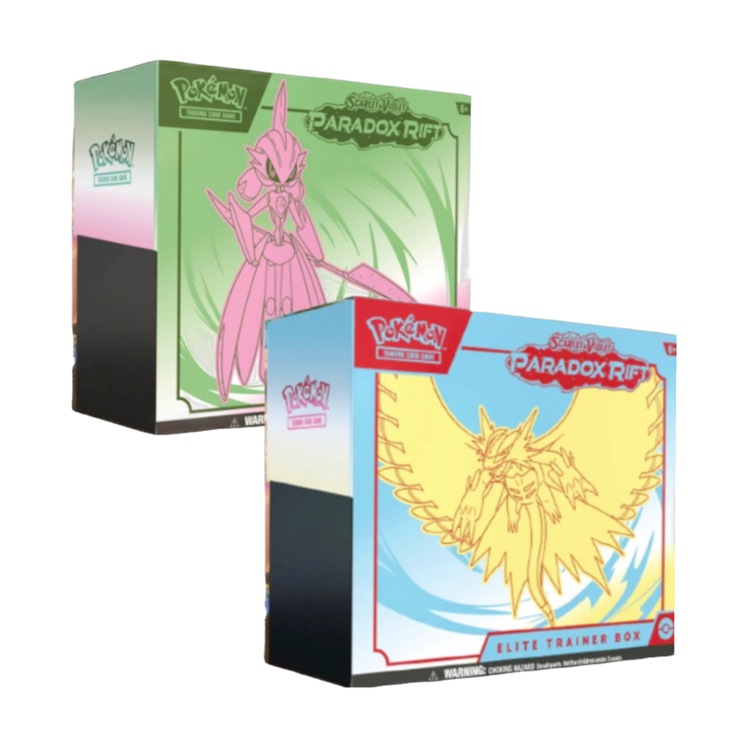 Buy new Paradox Rift Elite Trainer Box Pokemon TCG featuring exclusive cards, vivid artwork, and collector's items for ent...