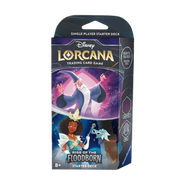New Lorcana Rise of the Floodborn Starter Decks, exclusive fantasy card game, collectible edition