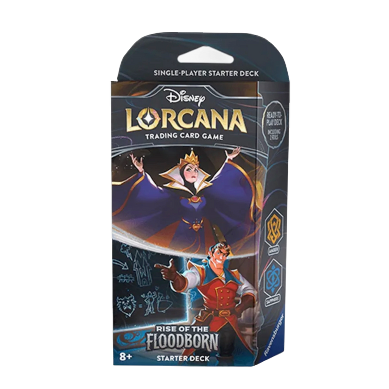 New Lorcana Rise of the Floodborn Starter Decks, collectible card game, latest edition