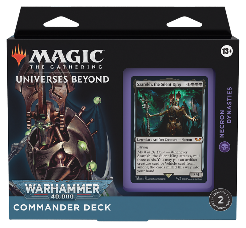 Buy new Universes Beyond Warhammer Single Commander Deck MTG, featuring exclusive artwork & strategy guide