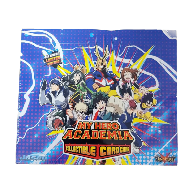 My Hero Academia Collectible Card Game Booster Box Set 1 New, anime-themed trading cards, sealed pack