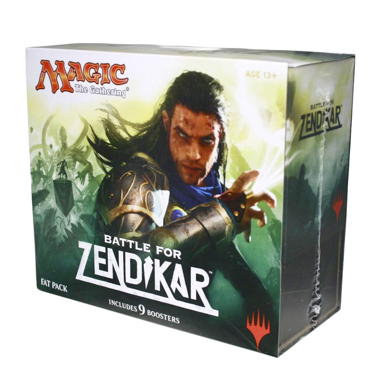 New Battle for Zendikar Fat Pack Bundle, sealed Magic: The Gathering card set with exclusive artwork