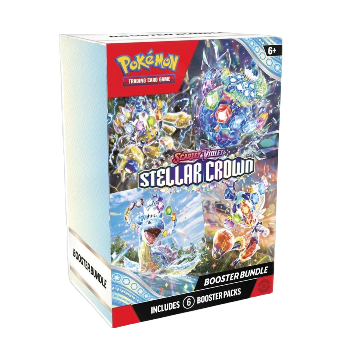 New Stellar Crown Booster Bundle Pokemon pack featuring exclusive cards, collector's edition