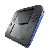 Buy used Nintendo 2DS Console in Electric Blue, refurbished handheld gaming system with stylus and charger