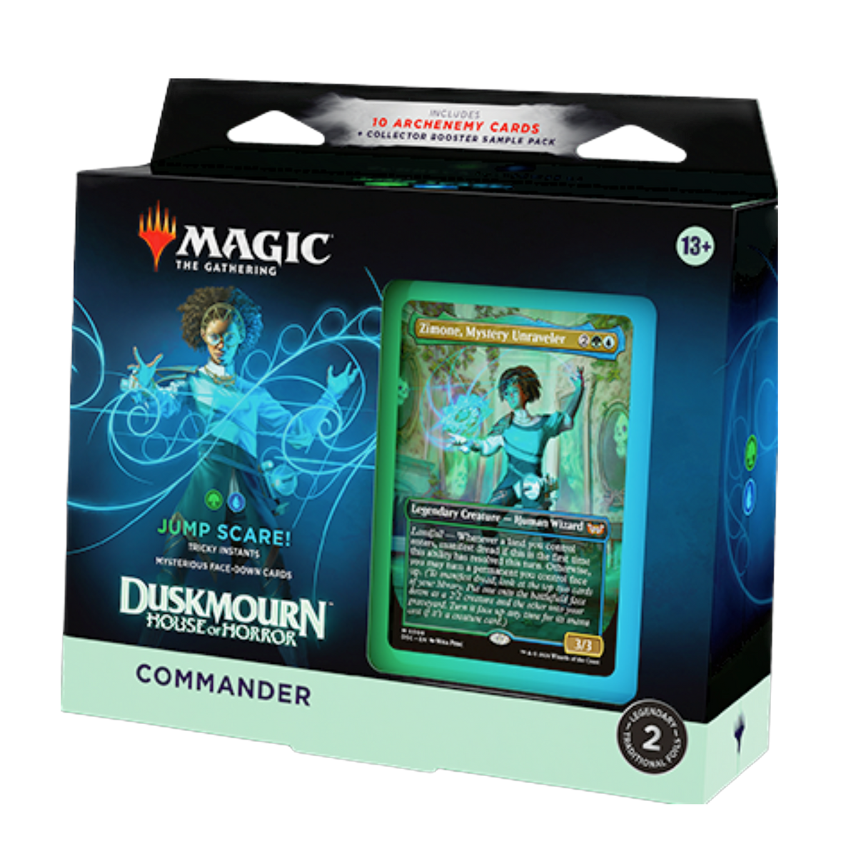 Magic the Gathering Duskmourn Single Commander Deck featuring exclusive foil cards, strategy gameplay, for collectors and ...