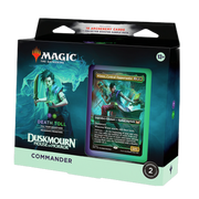 Magic the Gathering Duskmourn Single Commander Deck featuring exclusive foil cards, strategy guide, ready-to-play for coll...