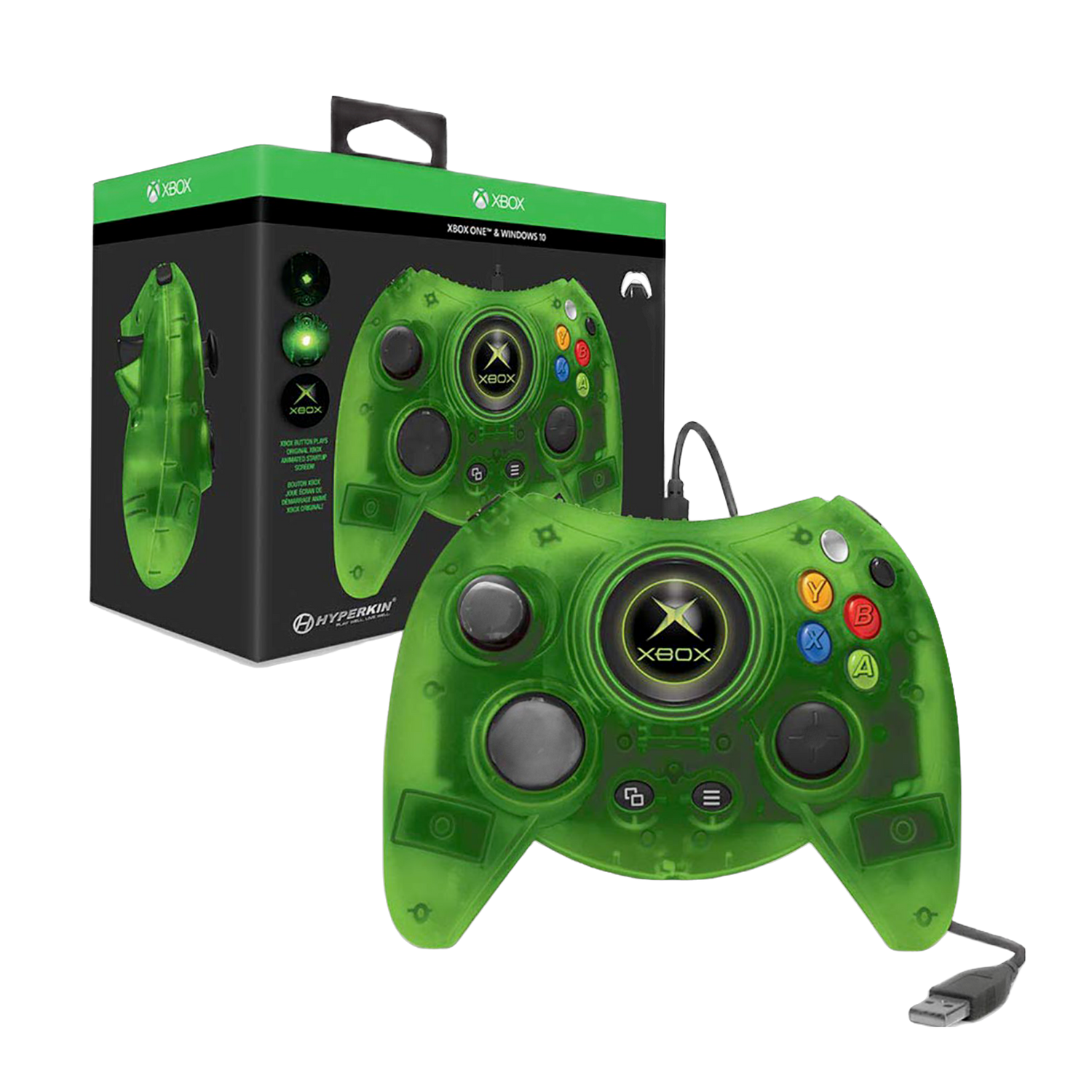 Buy new XBOX Duke Official Controller for XBOX One in sleek black design, ergonomic grip, wireless connectivity