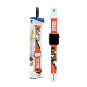 Buy now: New Licensed Apple Watch Band in sleek black silicone, adjustable size, sporty style