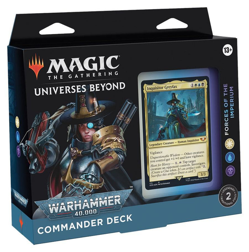 Buy new Universes Beyond Warhammer Single Commander Deck MTG, featuring exclusive artwork & strategy guide, for collectors...