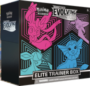 Buy new Evolving Skies Elite Trainer Box Pokemon TCG, featuring rare dragon-type cards, for collectors and gamers.