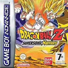Dragonball Z: Supersonic Warriors GBA game cartridge, classic anime fighting game for Game Boy Advance collectors edition