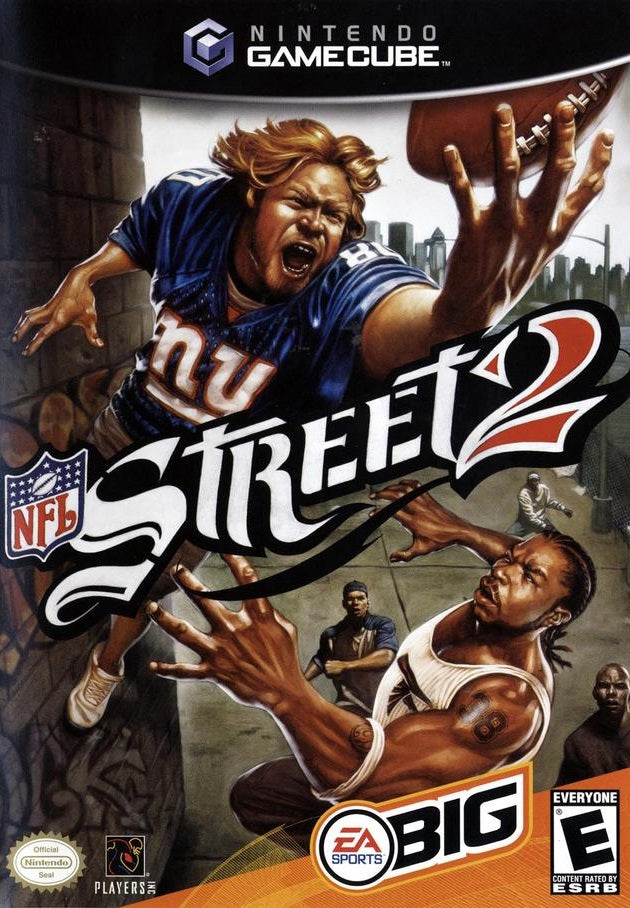 NFL Street 2 Gamecube vintage sports game, action-packed football gameplay, collectible condition