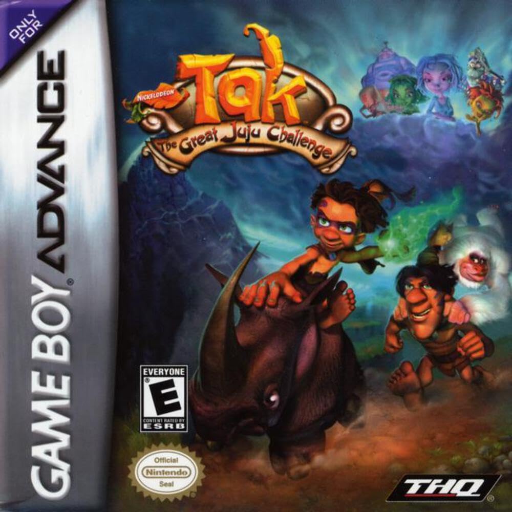 Tak and the Great Juju Challenge GBA game cartridge, vintage action-adventure for collectors
