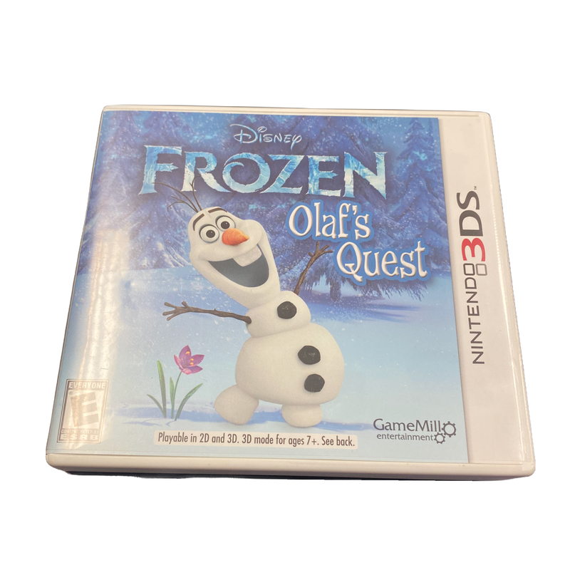 Buy Frozen Olaf’s Quest 3DS game, family-friendly adventure for Nintendo, featuring snowman Olaf in vibrant graphics