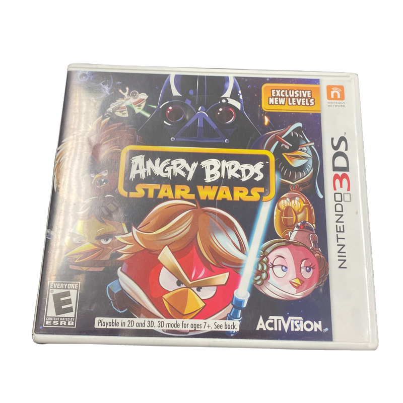 Angry Birds Star Wars 3DS game, family-friendly puzzle strategy, vibrant graphics, for Nintendo 3DS enthusiasts
