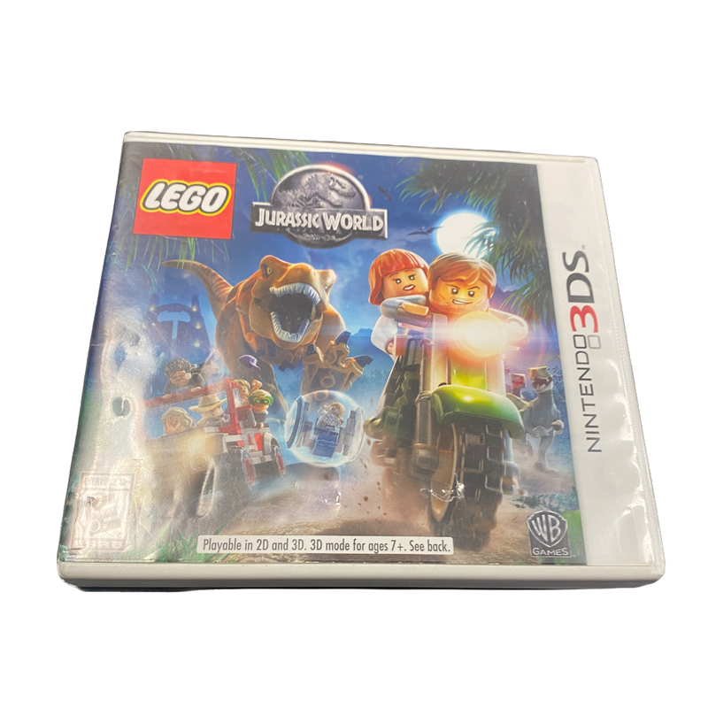 LEGO Jurassic World 3DS game, action-packed adventure for kids, vivid graphics, family-friendly