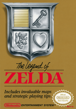 Vintage The Legend of Zelda | NES game cartridge, classic 8-bit adventure, gold edition