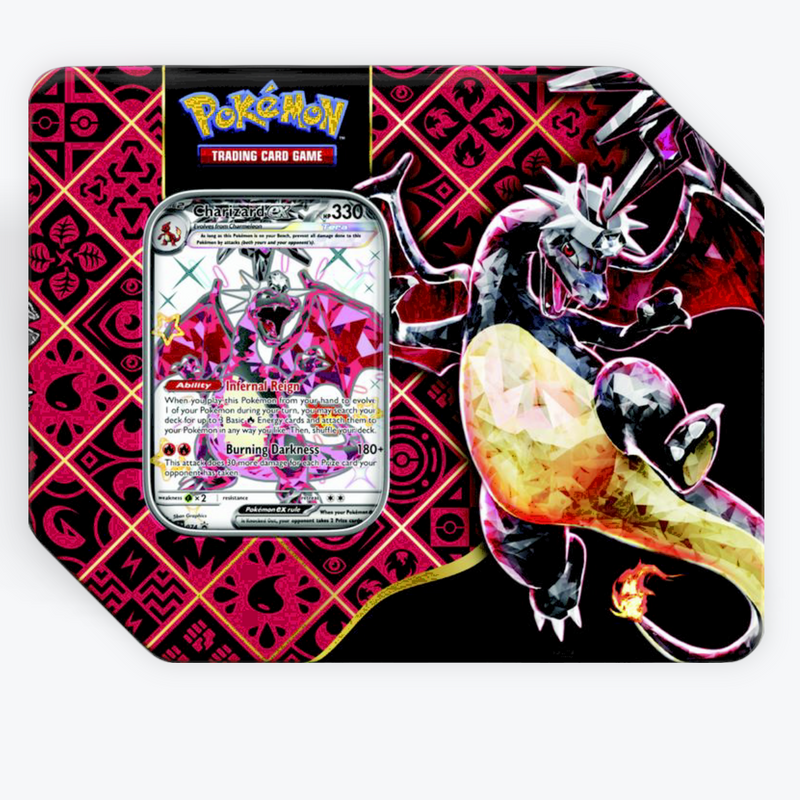New Pokemon Paledean Fates Tin featuring exclusive artwork, collectible cards, sealed pack, perfect gift for fans