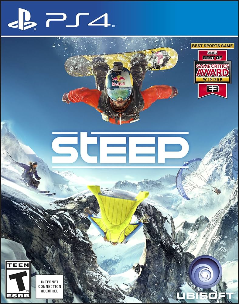 Buy Steep PS4 game, extreme sports simulation, vivid graphics, multiplayer online, new & sealed