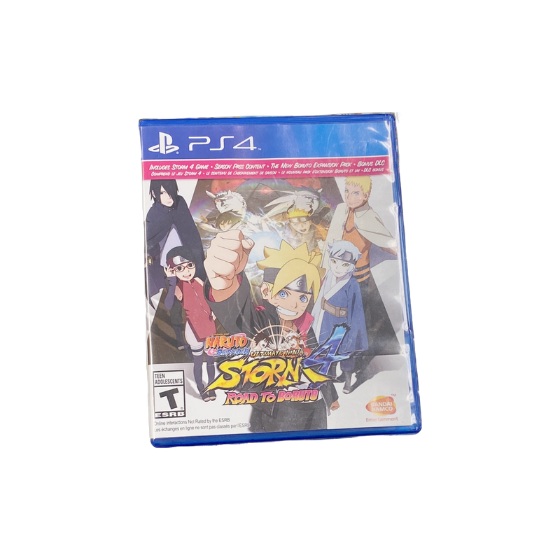 Naruto Ultimate Ninja 4: Road to Boruto PS4 game, action-packed anime fighting, latest edition