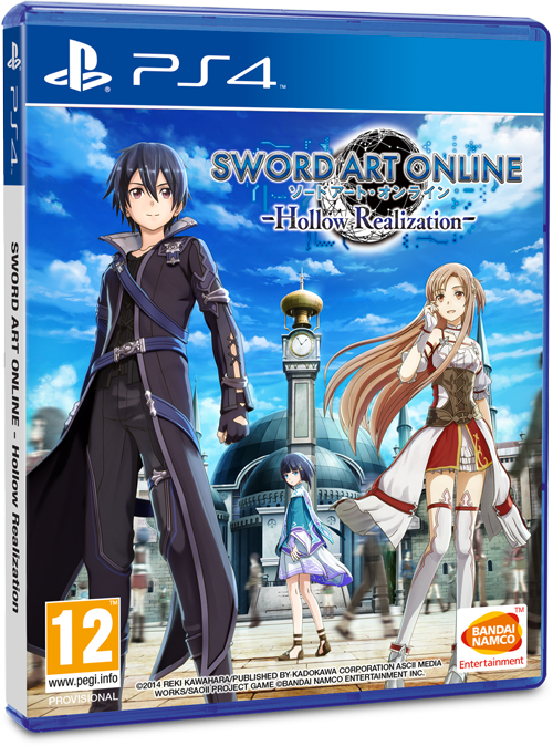 Sword Art Online Hollow Realization PS4 game, action-packed RPG adventure, vivid graphics, multiplayer option