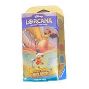 New Lorcana Into the Inklands Starter Decks, collectible card game, vibrant artwork, for strategic play