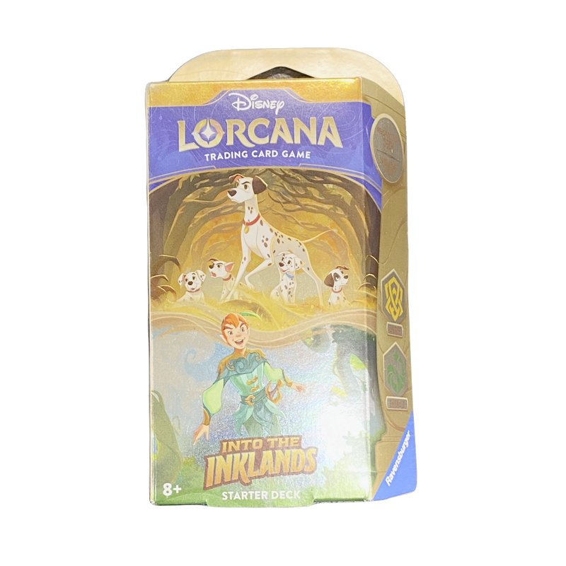 New Lorcana Into the Inklands Starter Decks, collectible card game, vibrant fantasy artwork