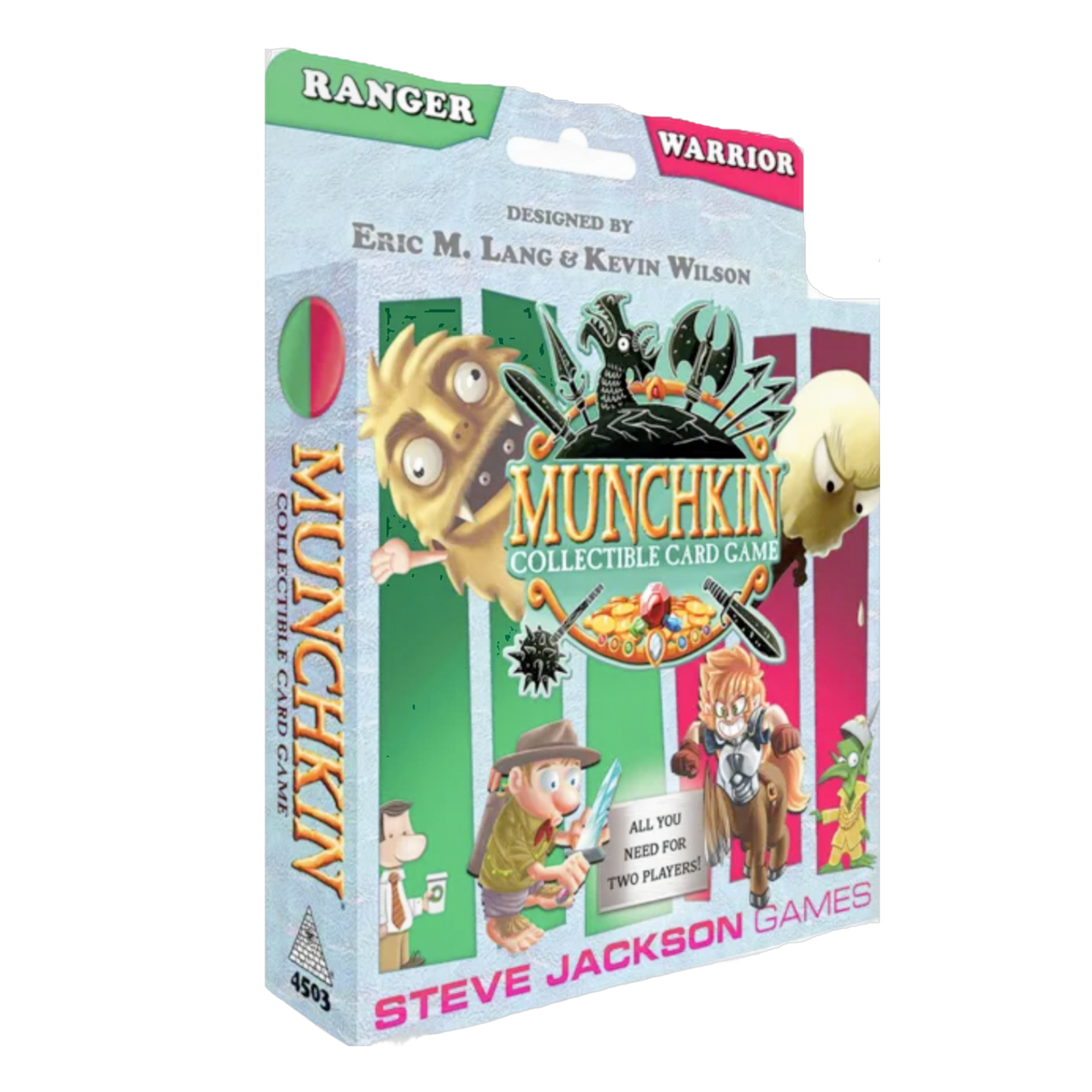 Buy now Munchkin CCG 2-Player Starter Set | New, strategy card game for beginners, colorful design