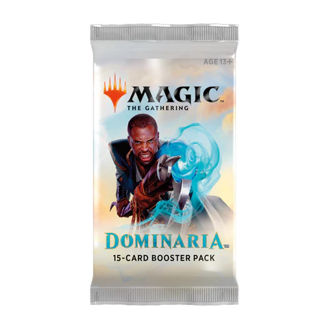 Buy new Dominaria Booster Pack featuring rare Magic: The Gathering cards, collector's edition, sealed package