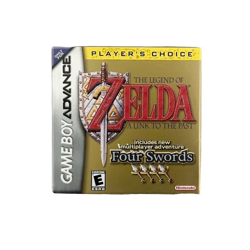 Legend of Zelda Link’s Awakening Four Swords GBA game cartridge, vintage collectible for Nintendo enthusiasts