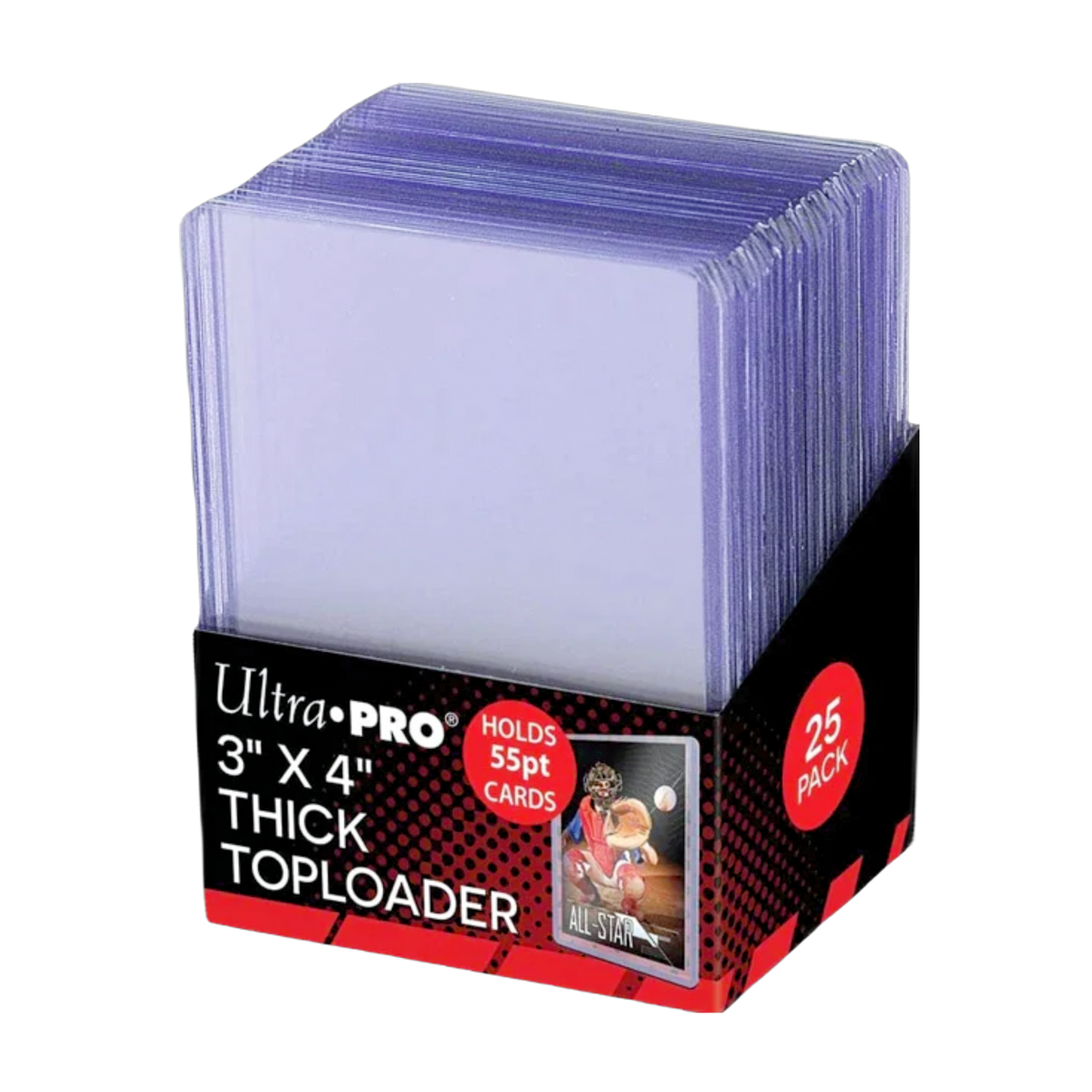 Buy new Ultra-pro Super Thick Toploader 10-pack, clear card protectors for collectors, durable plastic, standard size