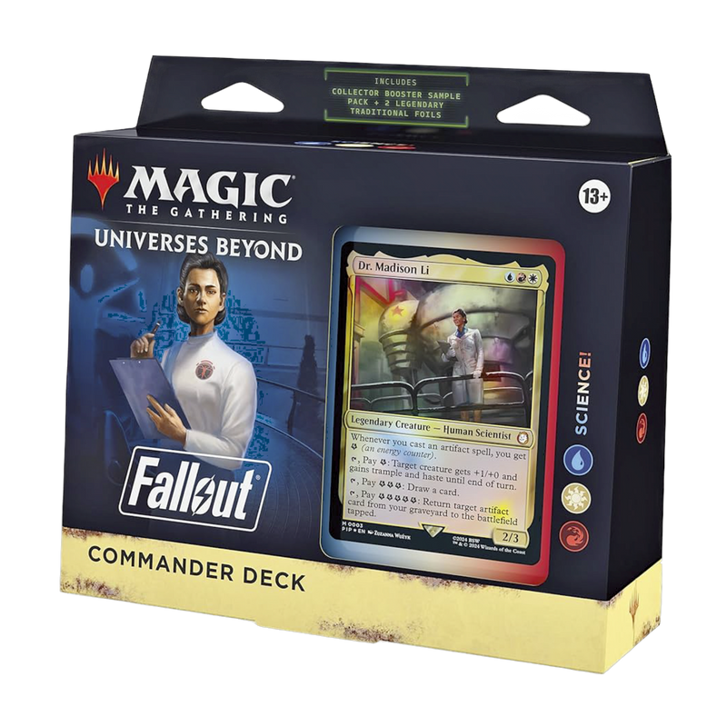 Buy new Magic Single Fallout Commander Deck MTG, featuring exclusive cards and artwork, perfect for collectors and players.