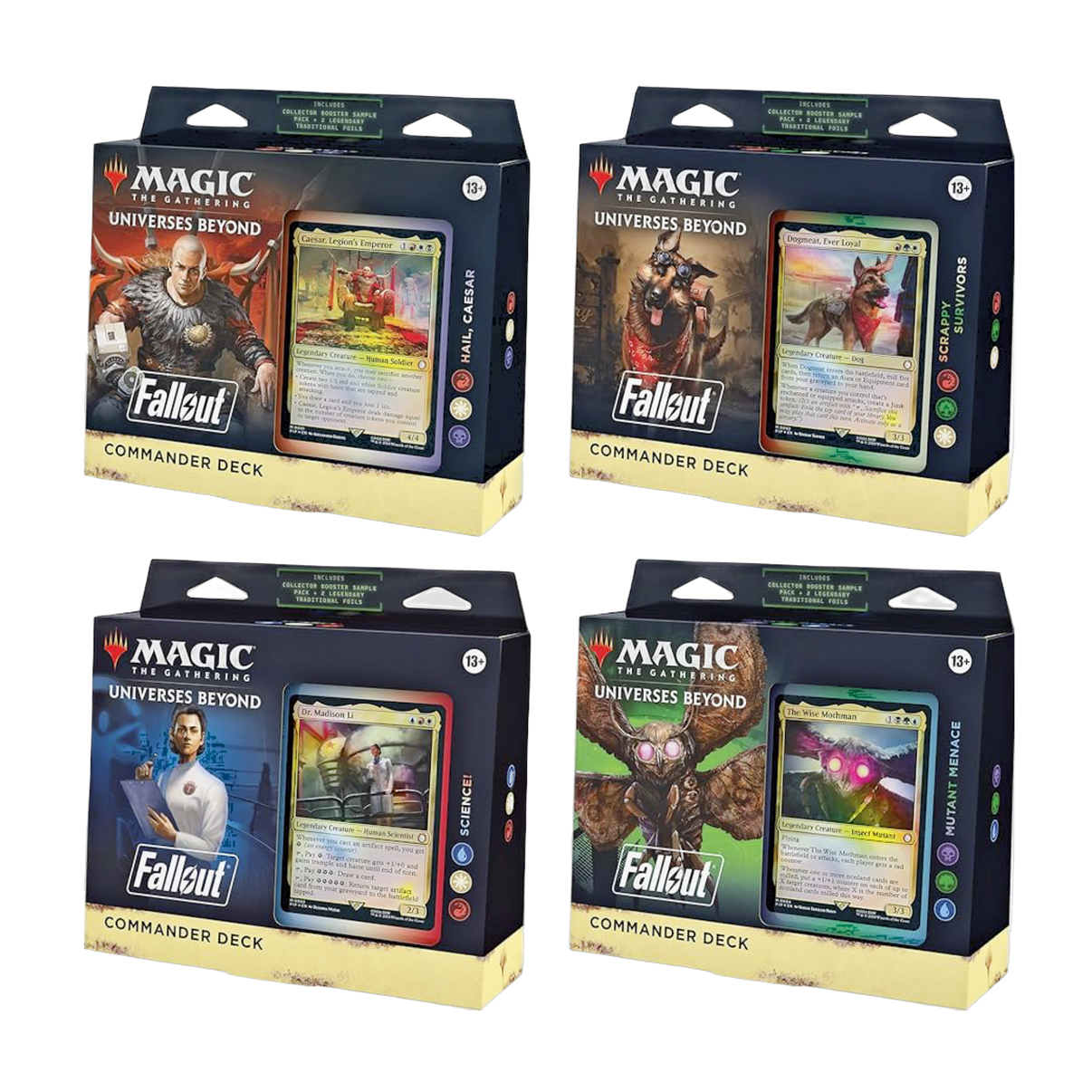 New Magic Single Fallout Commander Deck MTG, collectible card game, latest edition