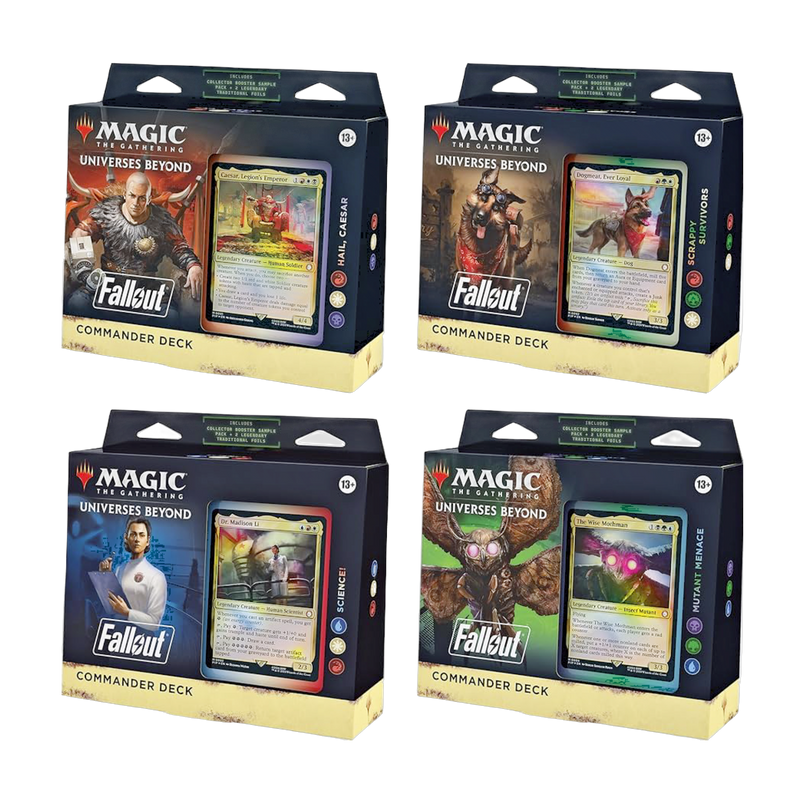 New Magic Single Fallout Commander Deck MTG, collectible card game, latest edition